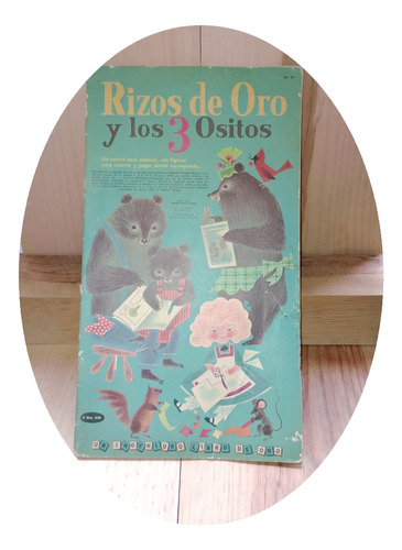 Revista Vintage Rizos De Oro Y Los 3 Ositos Editorial Novaro