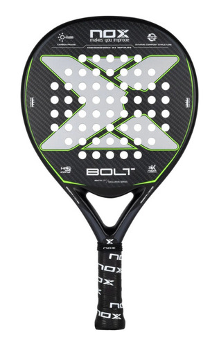 Pala Padel Nox Luxury Bolt Negro Pexluxbolt