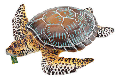 Figurita De Tortuga Marina, Figura De Animal Realista,