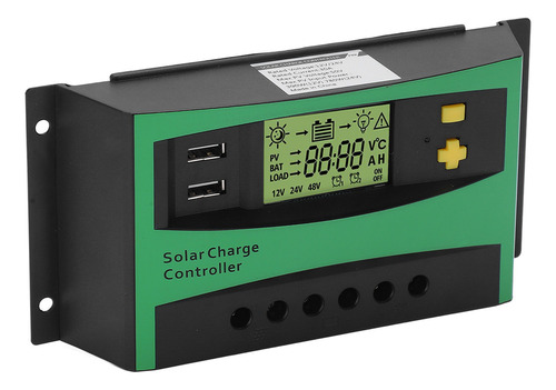 Controlador Solar Charge Pwm Panel Regulador 12v 24v 30a 2