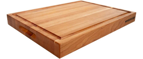 Tabla De Cortar Grande De Madera De Cerezo Americano, B...