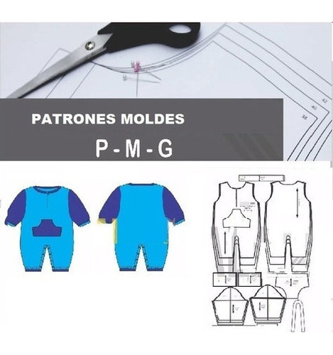 Kit Moldes Ropa Bebé Con Bolsillo - Canguro