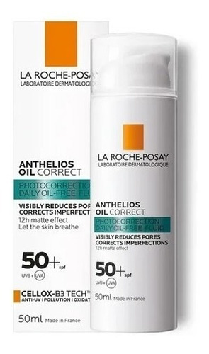 Anthelios Oil Correct La Roche Posay Anti Acne  Fps50+ 50ml