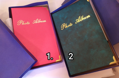 Álbum Fotográfico Para 180fotos Tamaño Postal 2colores Nuevo