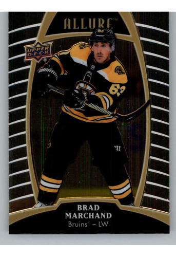 Upper Deck Allure Hockey 14 Brad Marchand Boston Bruins Tarj