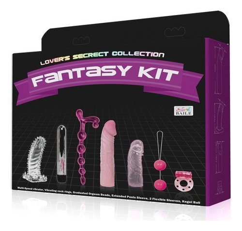 Kit Juguetes Sexuales Combo Parejas 7 Piezas Vibrador Y Mas