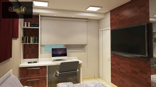 Imagem 4 de 16 de Apartamento Em Praia Grande Bairro Canto Do Forte - V56