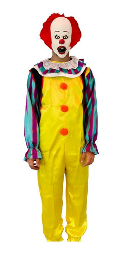Disfraz Payaso It Pennywise 1990 Deluxe Halloween 10427