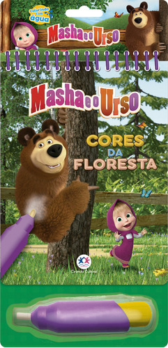 Libro Colorindo Com Agua Masha E O Urso C Floresta De Editor
