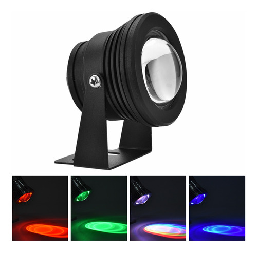 12v 10w Rgb Impermeable Acuario Led Lámpara De Proyector Par