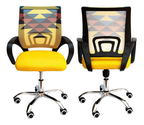 Silla De Escritorio Ergonómica Giratoria Cómoda Equipos Fut Color America