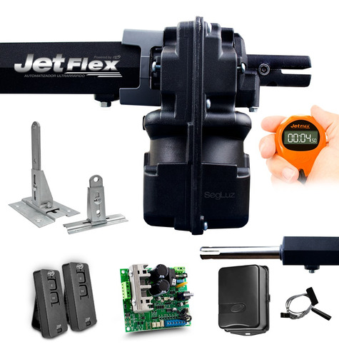 Kit Motor Ppa Pivotante 1/4 Jet Flex Super 1 Folha Suporte 