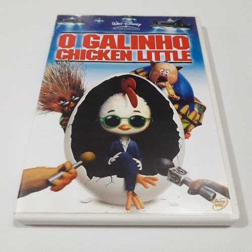 Dvd O Galinho Chicken Little + Poster Do Filme + Miniatura