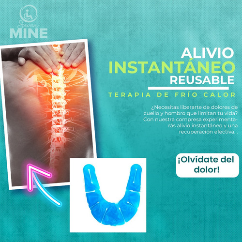 Compresa Caliente Frío Terapeutica Para Cuello Y Hombros