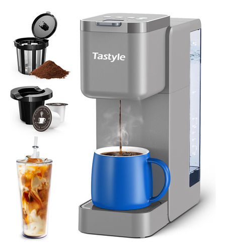 Tastyle Hot And Iced Coffee Machine, Single Serve Coffee Ma.