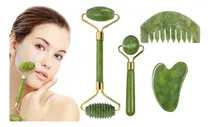 Comprar Kit Jade Premium Masajeador Doble Rodillo + Piedra + Rodillo
