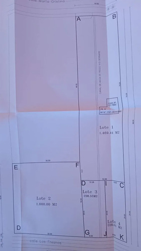 Terreno 1000 M2 En Venta En La Florida ( Rol Propio) Urbano