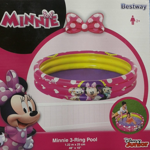 Piscina Inflable De Minnie Mouse Disney Niñas Diversion 