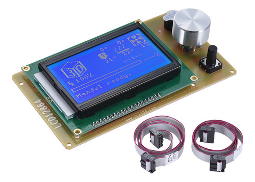 Imagen 1 de 9 de Anet 12864 Lcd Smart Display Controlador De Pantalla Módulo