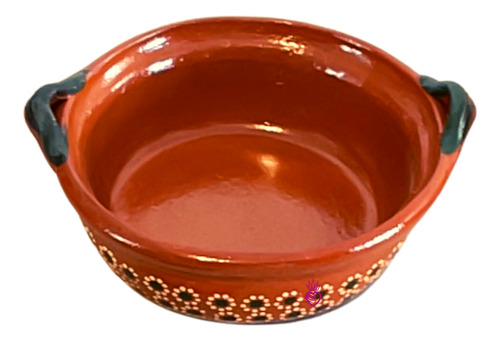 Cazuela Barro Con Tapa Guisos 2 Lts Taquiza Color Marrón