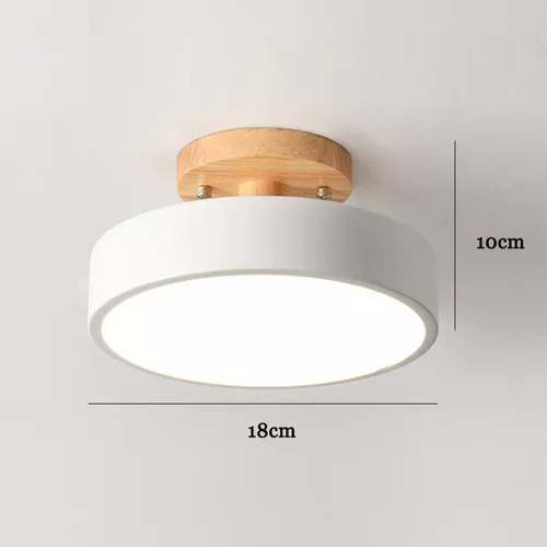 Led Lámpara De Techo Moderna Ø18cm 3 Colors Para Habitacion