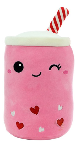 Vaso Con Sorbete Bebida De Peluche Soft Bordado Suave Cute