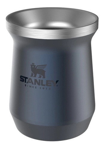 Cuia Térmica Stanley Classic Azul 236ml Preta Chimarrão Inox