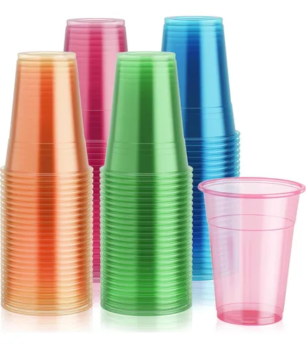 comprar Paquete De 100 Vasos De Plástico Lilymicky De 16 Oz, Vasos D