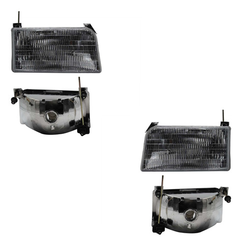 Par De Faros Pick-up F150 1992-1993-1994-1995-1996 Opt