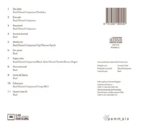 Pack Com 10 Cds Rael - Coisas Do Meu Imaginário