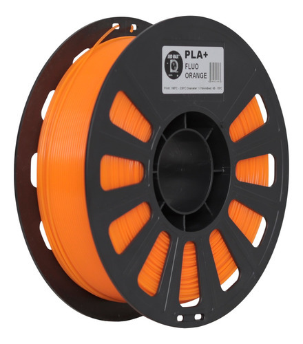 Filamento 3d Pla Iiidmax De 1.75mm X 1kg () Color Naranja Flúo (fluo Orange)