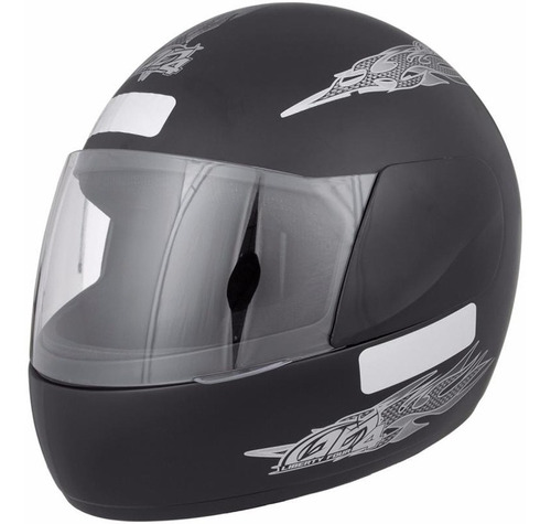 Casco Moto Integral Protork Liberty Four Ne. Mate T58