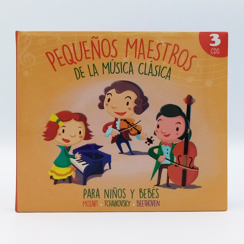 Pequeños Maestros De La Música Clásica,3cds, Para Niño,bebes