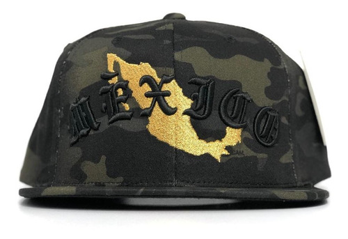 Gorra Yupoong República Mexicana Oro Mexico Multicam 