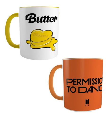 Taza Bts Butter Y Permission To Dance Interior Y Asa Color