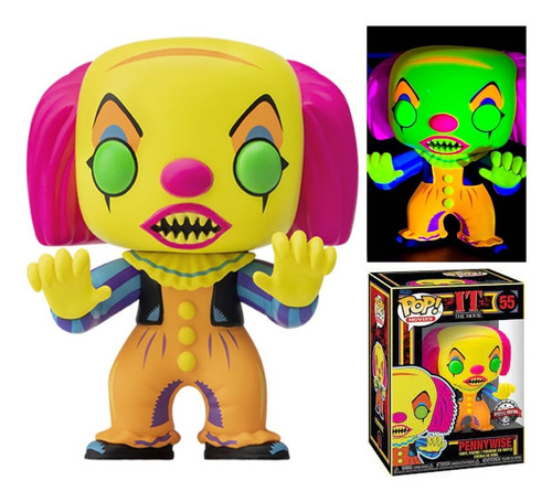Funko Pop Pennywise # 55 - Black Light Special Edition