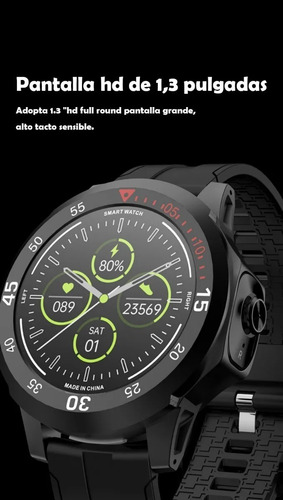 Reloj Inteligente Con Audífonos Bluetooth 2 En 1 N15