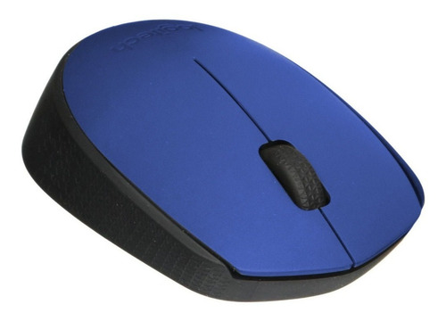 Mouse inalámbrico Logitech M170 azul y negro