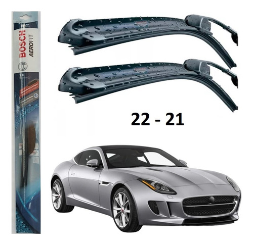 Plumillas Bosch Jaguar F-type Ftype 2013-2017 22 Y 21