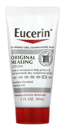 Loción curativa original de 30 ml Eucerin para piel extra seca