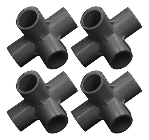 Conexiones De Codo De 6 Vías, 10 Piezas, Tubo De Pvc, Esquin