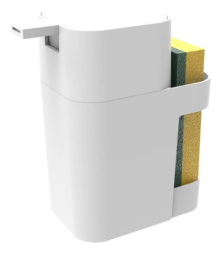 Dispenser Para Detergente E Bucha - Soprano Cor Branco