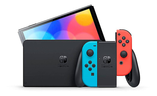 Consola Nintendo Switch Modelo Oled Neon + Luigis Mansion 3