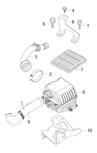 Imagen 3 de 5 de Filtro De Aire Motor Original Chery Tiggo 3