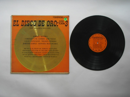 Lp Vinilo El Disco De Oro Vol 3 Varios Interp Salsa Edic Usa