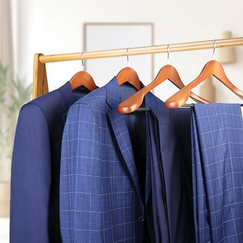 Perchas De Madera Para Abrigos Y Pantalones, Anchas Y Resis