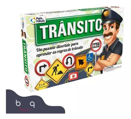 Jogo De Tabuleiro Infantil Leis Trânsito - Pais E Filhos