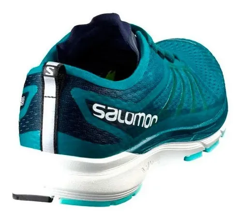 Tenis Salomon Mujer Running Sonic Ra Pro Correr Azul