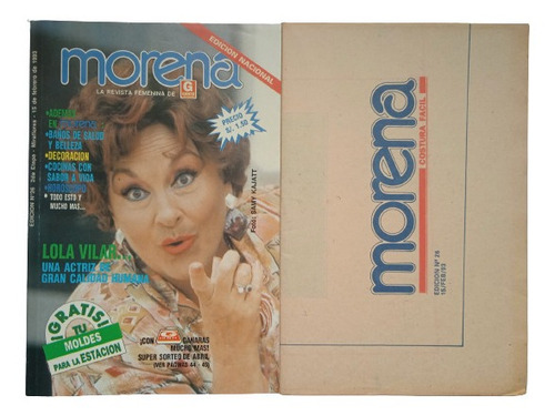 Revista Morena Gloria Trevi Lola Vilar Rafael Quesada 1993