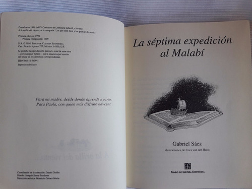 Imagen 5 de 6 de La Septima Expedicion Al Malabi Gabriel Saez Ed. Fce